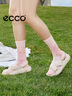 愛(ài)步（ECCO）涼鞋女 夏季軟底泡芙鞋交叉帶厚底拖鞋外穿 科摩206653 石灰色20665301378 36 曬單實(shí)拍圖