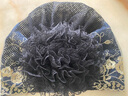 確不凡回族女式包頭帽四季款刺繡花朵包頭帽薄款蕾絲帽洋氣遮白發(fā)帽時尚 藏青色 花朵刺繡盤花帽 均碼(后面有松緊) 曬單實拍圖