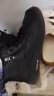 卡帝乐鳄鱼（CARTELO）鞋子男鞋春季2024高帮皮鞋男英伦板鞋韩版休闲鞋男靴 黑色 42码 实拍图