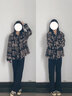 GARNUO黑色小香風(fēng)外套女羽絨服2025春秋冬季新款小個(gè)子加厚羊毛短款上衣 黑色【常規版】 XS【80-100斤】 曬單實(shí)拍圖
