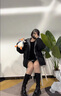啄木鳥(niǎo)羽絨服男士冬季2025新款加厚保暖潮牌百搭帥氣青少年冬裝外套男 黑色 XL 建議130-150斤 曬單實(shí)拍圖