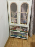 也雅（Yeya）儿童衣柜 双开门挂衣收纳柜抽屉式塑料斗柜储物柜免安装可折叠 实拍图