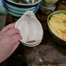 彩色密胺調料碗火鍋店商用自助餐具醬料調味碗仿瓷小湯飯碗單耳碗 富貴竹款單耳碗 曬單實拍圖