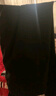 燦圖美式垂感闊腿牛仔褲女款春夏季胖mm高腰遮肉顯瘦寬松直筒喇叭褲子 黑色 3XL 【建議140-160斤】 曬單實(shí)拍圖