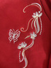 JEEP SPIRIT男裝刺繡中國風(fēng)紅色春季衛衣情侶裝新款連衣裙喜慶訂婚宴穿搭衣服 女紅色衛衣裙 單件 加絨 L 女 曬單實(shí)拍圖