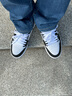 耐克（NIKE）Air Jordan 1 Mid AJ1黑白熊貓男女板鞋黑灰白影子中幫籃球鞋 852542-007黑金 41 曬單實拍圖