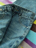 朵粉兒牛仔闊腿褲女高腰垂感春秋2023新款直筒寬松百搭小個(gè)子顯瘦拖地褲 2藍色小個(gè)子(160CM以下選) M 曬單實(shí)拍圖