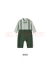 英氏（YEEHOO）【商場(chǎng)同款】嬰兒衣服春夏長(cháng)袖男寶連體衣小寶寶衣服 橄欖綠 90cm （推薦1-2歲） 曬單實(shí)拍圖