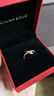 中國黃金（CHINA GOLD）靈蛇黃金戒指本命年蛇年女十二生肖蛇七夕情人節(jié)禮物送女朋友老婆 【送女友】足金靈蛇戒指約2.5g 曬單實拍圖