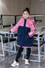 G.DUCKKIDS品牌女童羽絨服中長(cháng)款2025新款中大童裝洋氣加厚兒童外套冬裝外套 玫粉 140 cm 曬單實(shí)拍圖