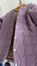 索宛亦內膽棉衣女冬裝內穿棉服中大童校服神器內搭保暖小棉 紫色上衣 170 適合150-160cm 曬單實(shí)拍圖