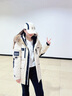 波司登（BOSIDENG）極寒90鵝絨羽絨服男女情侶款工裝大毛領(lǐng)保暖外套 【趨勢爆款】燕麥色7185 XS 155/80A 體重110以?xún)?卡碼拍大 曬單實(shí)拍圖