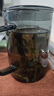 美斯尼 茶杯玻璃杯泡茶杯月牙過(guò)濾杯綠茶杯玻璃茶具杯 甘露杯 墨色 曬單實(shí)拍圖