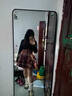 tromlfz大碼胖mm純欲風(fēng)jk制服套裝女秋冬拼接襯衫+格紋束腰裙顯瘦兩件套 黑色上衣+紅格裙子 建議115-130斤 XL 曬單實拍圖
