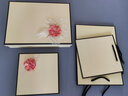 PEAVEY 撞色線條感桑蠶絲絲巾春夏季長款雙層雙面真絲圍巾細(xì)窄長飄帶 橘條 曬單實拍圖