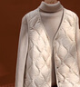 雅鹿2025新款輕薄羽絨服內膽女輕暖馬甲內搭大碼顯瘦坎肩背心外套秋冬 米白 3XL 推薦145-160斤 曬單實(shí)拍圖