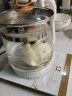 乐浦（Lopol） 养生壶全自动多功能加厚玻璃电热烧水壶黑茶壶煮茶器煲花茶壶浪漫粉色 白金标准版（时间控温） 1.8L 实拍图