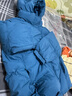 鴨鴨童裝羽絨服冬季連帽兒童保暖冬裝上衣男女童面包服外套冬加厚 藍(lán)色 120 曬單實拍圖