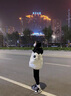 FENGEYA香港潮牌短款輕暖女款羽絨服女裝2025新款冬款衣服派克服女士外套 白色 S（90-135斤） 曬單實(shí)拍圖
