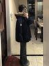 DGOV工裝派克羽絨棉服女2025冬季新款加厚美式情侶大毛領(lǐng)棉衣外套 藏藍(lán)色【zt】 M 【100-120斤】 曬單實拍圖