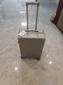 梵地亚行李箱男24英寸大容量万向轮拉杆箱飞机旅行箱包密码箱女皮箱子银 实拍图
