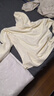 NEW OR MODE中國(guó)風(fēng)小熊刺繡拼接衛(wèi)衣男春秋款衣服潮牌大碼設(shè)計(jì)感連帽外套男裝 米杏色 2XL 曬單實(shí)拍圖