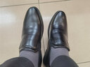 老爺車(chē)皮鞋男款牛皮男士皮鞋春夏透氣軟底皮鞋男正裝商務(wù)增高中年爸爸鞋 GZ3601-1黑色【增高單鞋款】 39 (245mm) 標準碼 曬單實(shí)拍圖
