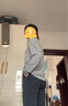 愛慕先生家居服牛奶睡眠衣含氨基酸含蛋白抗菌男士家居套裝長(zhǎng)袖長(zhǎng)褲睡衣 海貝灰+深灰綠ZS1 L (170) 曬單實(shí)拍圖
