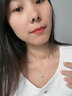 MITHAOL KUSC【情人節(jié)禮物】莫比烏斯靈動(dòng)項(xiàng)鏈女首飾生日禮物送女友 璀璨之心項(xiàng)鏈-白金色藍(lán)石 情人節(jié)紀(jì)念日生日禮物禮盒套裝 曬單實(shí)拍圖