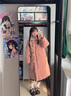 達(dá)芙妮（DAPHNE）棕色小皮鞋女2024爆款春冬加絨保暖棉鞋毛毛單鞋復(fù)古厚底樂福鞋 D524105棕色【保暖厚絨】 37 曬單實拍圖