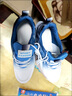 逐升男鞋子男春夏季新款軟底舒適休閑運動(dòng)跑步鞋耐磨透氣防滑網(wǎng)面鞋 RF-9177白藍 41 曬單實(shí)拍圖