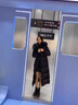 皮爾卡丹（pierre cardin）長(cháng)款羽絨服女2024年新款冬季時(shí)尚韓版過(guò)膝大毛領(lǐng)超長(cháng)加長(cháng)加厚 黑色 / 清針大毛領(lǐng) S 80-100左右 曬單實(shí)拍圖