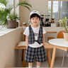 G.DUCKKIDS嬰兒衣服夏季男童套裝洋氣兒童小西服短袖1一3周歲男寶寶生日禮服 黑色 110 （建議身高100cm 4-5歲）cm 曬單實(shí)拍圖