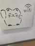 藝環(huán)宇電表箱裝飾畫配電箱多媒體遮擋路由器網(wǎng)線盒掛畫弱電箱集線箱壁畫 WIFI發(fā)財貓【白框PVC材質(zhì)】 40*30容納30*20上掀 曬單實拍圖