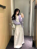 可茵（Keyin）春季連衣裙女裝套裝2025年新款寬松顯瘦小個(gè)子針織開衫背心裙子女 開衫+背心裙 M 曬單實(shí)拍圖