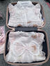G.DUCKKIDS嬰兒禮盒新生兒衣服套裝小公主蝴蝶裙哈衣女寶寶滿月見面禮物高檔 禮箱-粉蝴蝶A款-春秋 73cm 送禮參考百天-半歲 曬單實(shí)拍圖