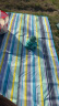 捷昇 野餐垫户外 加厚牛津布防潮垫帐篷垫子沙滩垫 草坪垫蓝条纹 大号 实拍图