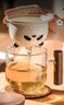摩登主婦mototo熊貓茶杯玻璃茶隔杯茶水分離杯高顏值喝茶水杯辦公室杯子 熊貓茶隔杯450ml-棕色 禮盒裝 曬單實(shí)拍圖