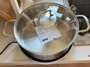 Momscook慕廚（Momscook）不銹鋼火鍋火鍋復底加厚304材質(zhì)電磁爐燃氣通用 24x8cm火鍋(MT2408) 24cm 曬單實(shí)拍圖