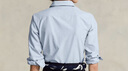 Polo Ralph Lauren 拉夫勞倫【七夕禮物】女裝 經(jīng)典版棉牛津布襯衫RL24233 400-藍(lán)色 S (4) 曬單實(shí)拍圖