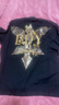 BOY LONDON【金翅蘭花】潮牌短袖春夏秋季情侶同款黑色朋克T恤N01007 黑色 XL 曬單實(shí)拍圖