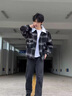 賓迪肯（BINDIKEN）羊羔絨棉服外套男冬季加絨加厚2024新款潮牌棉襖子男冬裝保暖棉衣 N58綠色 L（130-150斤） 曬單實(shí)拍圖