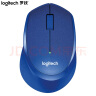 罗技（Logitech）M330 静音鼠标 无线鼠标 办公鼠标 右手鼠标 蓝色 带无线2.4G接收器 实拍图