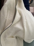 太平鳥(niǎo)女裝針織衫雙拉鏈翻領(lǐng)開(kāi)衫女秋裝品質(zhì)短款外套氣質(zhì) 米白 L 曬單實(shí)拍圖