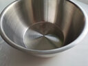 出口料理盆小湯碗18/10不銹鋼打蛋攪拌盆304加厚烘焙器皿141618cm 14cm小號盆 曬單實(shí)拍圖