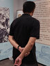 RRL拉夫勞倫Ralph Lauren經(jīng)典小馬標(biāo)刺繡短袖翻領(lǐng)純棉保羅polo衫男夏 寶藍(lán)色·紅標(biāo) S (建議130-150斤穿) 曬單實(shí)拍圖