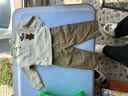 圓圓米米男童套裝春裝1-4歲小男孩兩件套韓版卡通寶寶長袖嬰兒衣服春秋裝3 五七223209卡其色 90 碼適合80-85cm約1-2歲 曬單實拍圖