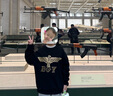 BOY JUNIOR潮酷百搭后背刺繡加絨圓領(lǐng)套頭男女童衛(wèi)衣秋冬 黑色 155 曬單實(shí)拍圖