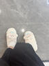 鉑吶苓月子鞋產(chǎn)婦秋冬包跟棉拖鞋女士拖鞋軟厚底可外穿家居鞋 白色 38-39碼 曬單實(shí)拍圖