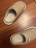 樂拖（LETUO）防水棉拖鞋男冬季室內(nèi)居家保暖情侶家用防滑厚底踩屎感拖鞋女冬天 杏仁黃 40-41(適合39-40的腳穿) 曬單實(shí)拍圖